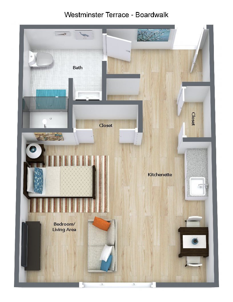 Westminster Terrace - Boardwalk - Floor Plan